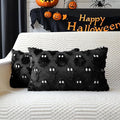 4TH Emotion Halloween Ghost Decorative Lumbar Pillow Covers 12x20 Set of 2 by 4THEmotion