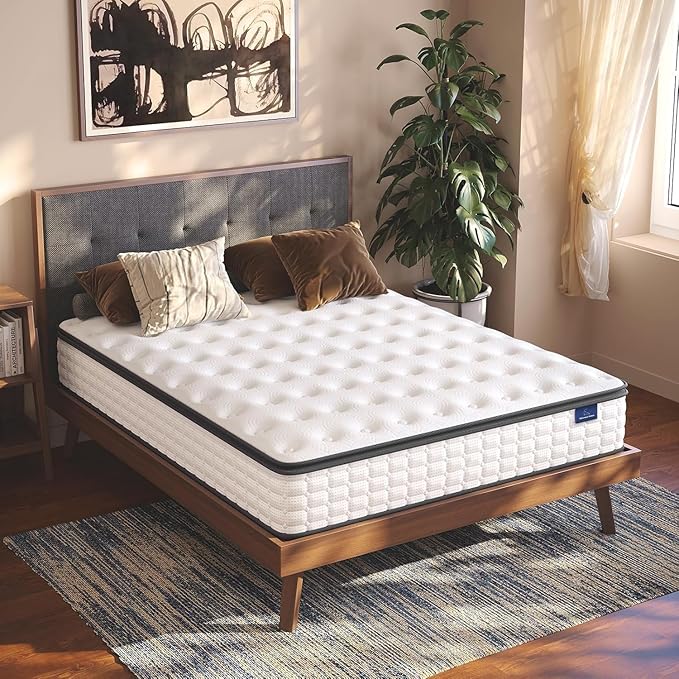 Vesgantti Twin XL Mattress, 12 Inch Hybrid XL Twin Mattress in a Box, Extra - Image 2