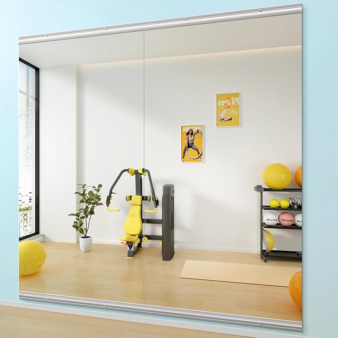 Hasipu Home Gym Mirror 79" L x 36" W by Whatssuitableisthebest