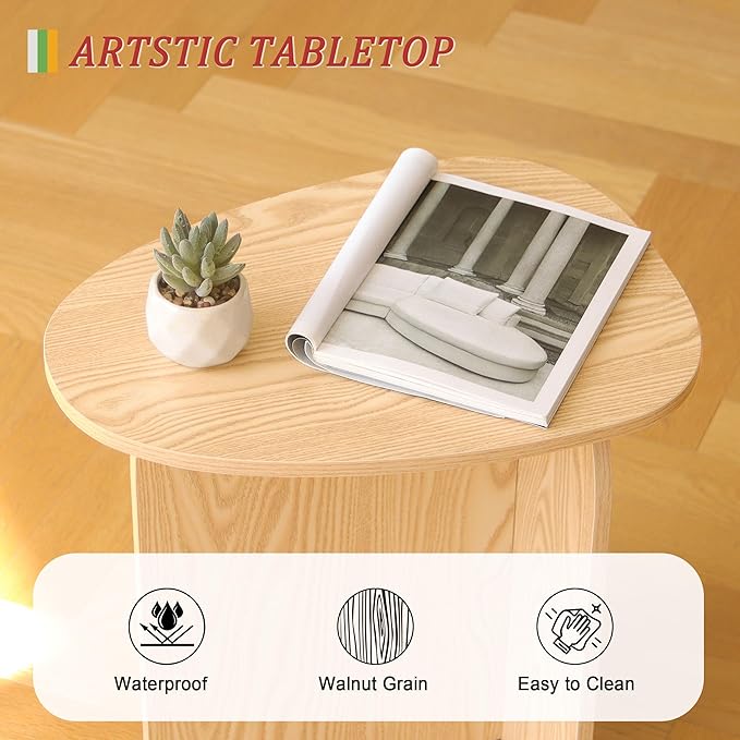 AWASEN Small Side Table, Mini End Table Living Room, Modern Accent Table - Image 4
