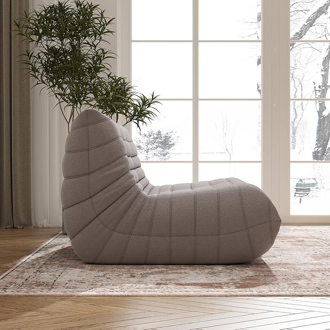 Bean Bag Chair for Adults, Oversized Loveseat Fireside Chair Comfy Lazy Floor - Image 7