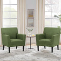 COLAMY Accent Chair Set of 2 for Living Room, Modern Upholstered Fabric Accent by COLAMYINC