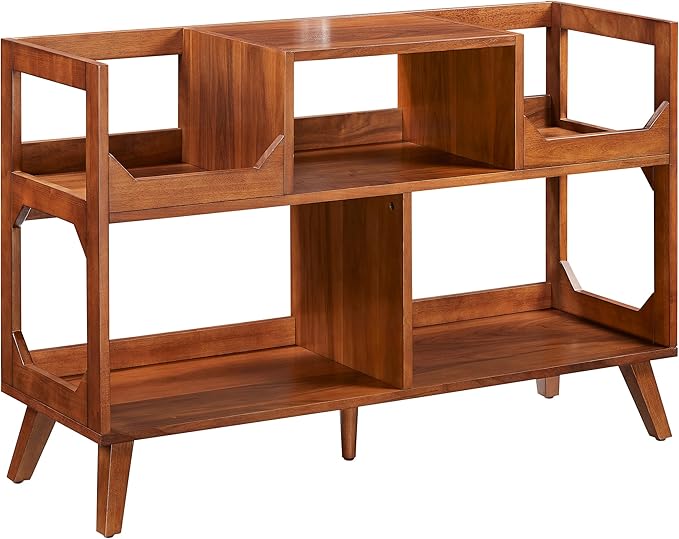 Crosley Furniture Asheville Mid-Century Modern Media Console Record Player Stand by CrosleyFurniture
