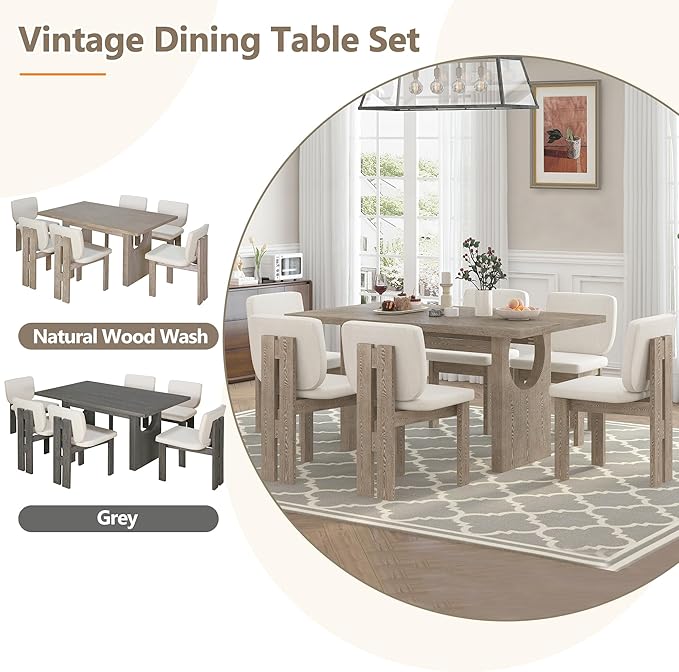 Ball & Cast 7-Piece Dining Table Set - Image 6