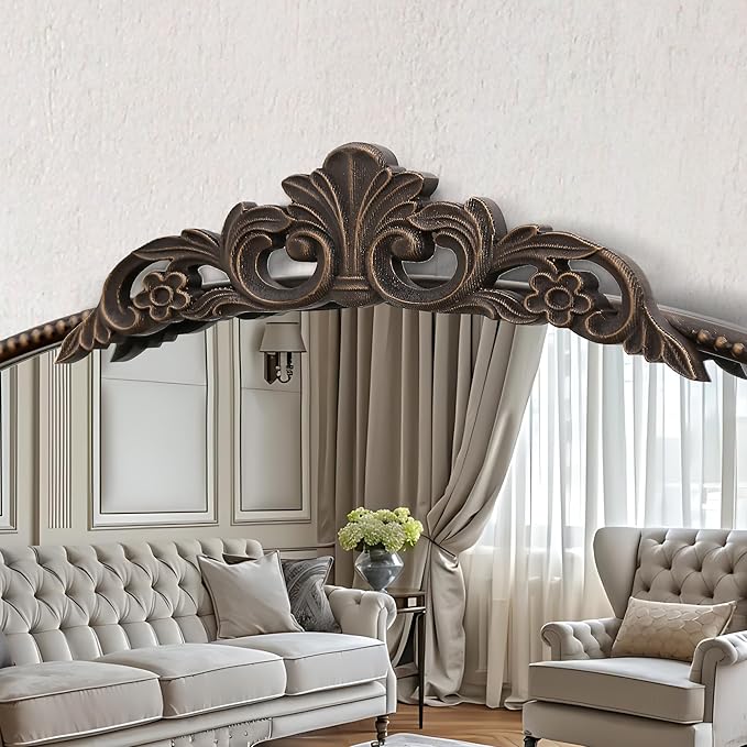 Micasso Traditional Arch Mirror, Wall Mounted Mirror - Image 3