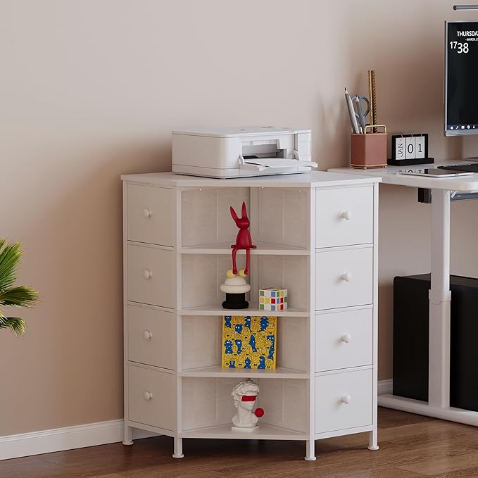 LUMTOK 8 Drawers Corner Dresser - Image 5