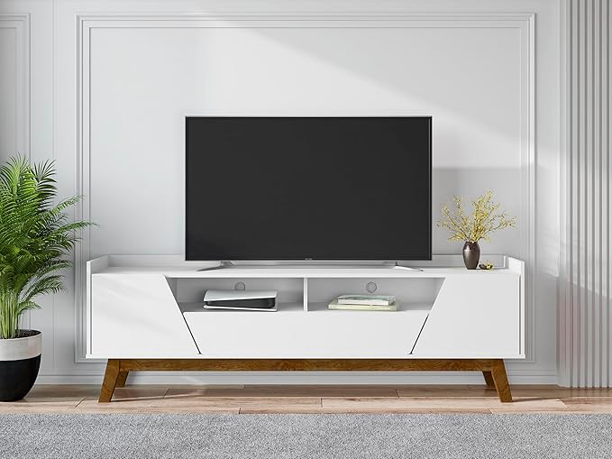 Manhattan Comfort Marcus Mid Century Modern 70 Inch TV Stand - Image 2