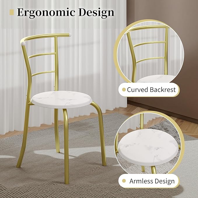 VECELO 3-Piece Dining Table Set - Image 5