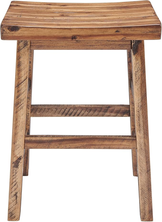 Alaterre Furniture Durango 26-Inch Tall Industrial Wood Counter-Height Stool - Image 7
