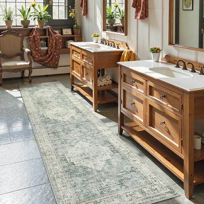 LIVEBOX Washable 2.5x8 Runner Rugs - Image 2