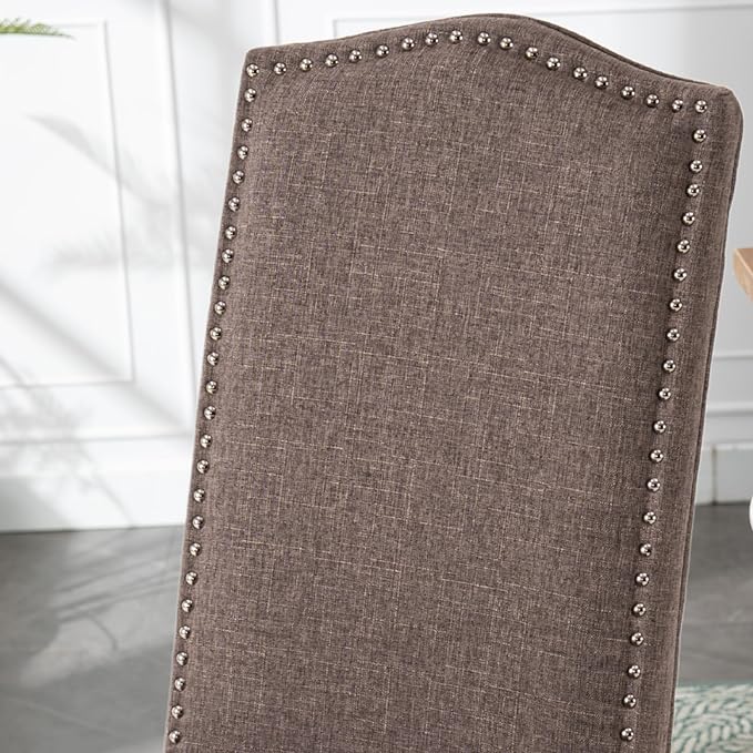 Stylish Upholstered Parsons Dining Chair Kitchen - Image 7
