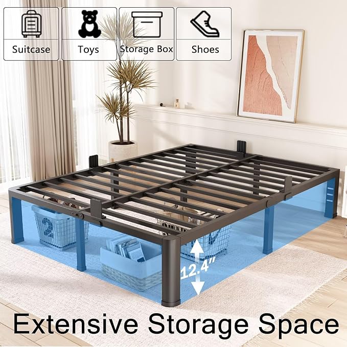 FUIOBYVV 14 Inch Full Bed Frame - Image 5