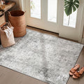 Washable Area Rugs 2'x3' Non-Slip Modern Abstract Soft by RELEANY