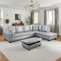 NicBex Sectional Couch 3 Pieces Sofa Set by NicBex