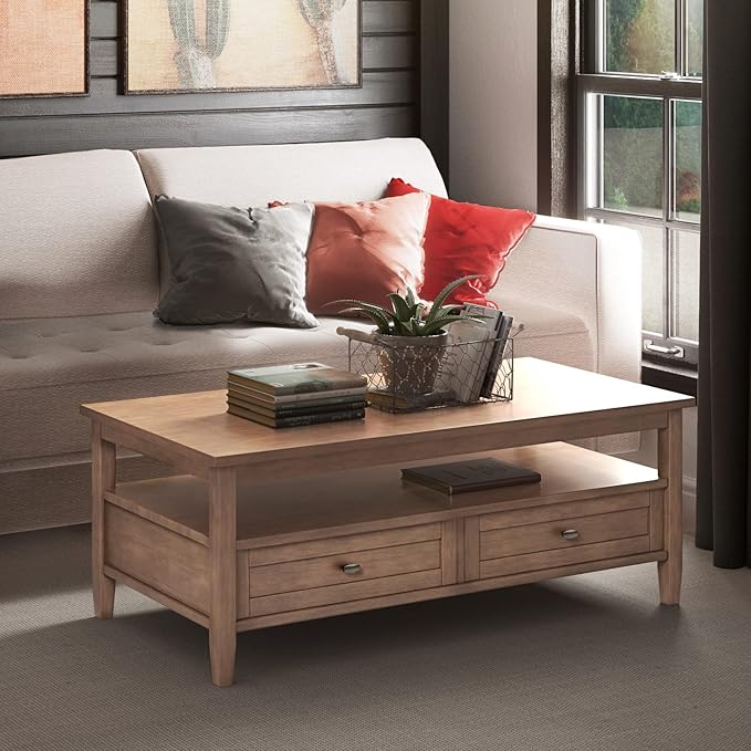 SIMPLIHOME Warm Shaker Coffee Table - Image 2