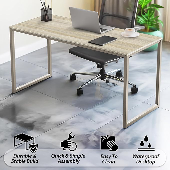 SHW Mission 48-Inch Home Office Computer Desk - Image 4