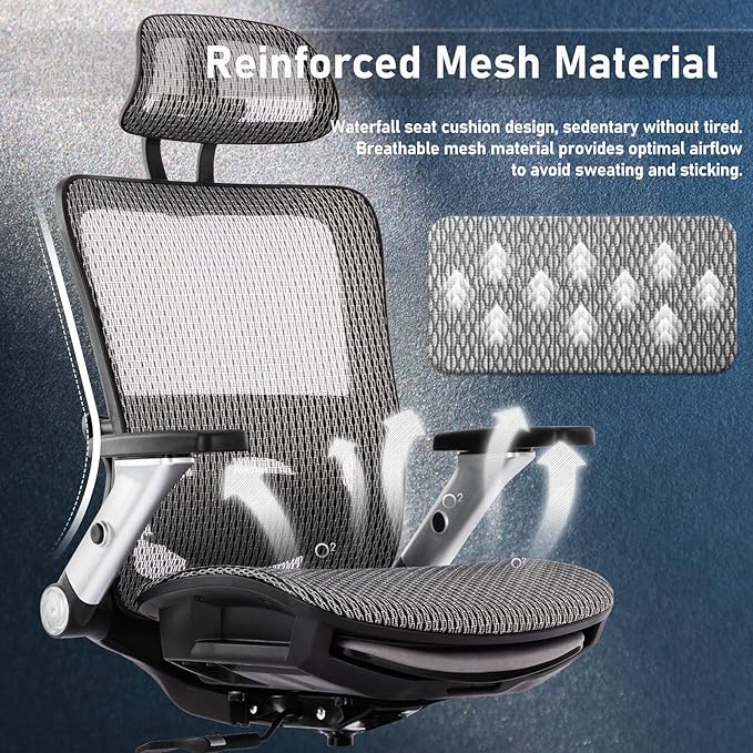 COLAMY Ergonomic Mesh Office Chair - Image 4