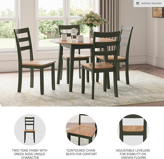 Signature Design by Ashley Gesthaven Modern Indoor Armless Dining Chair - Image 4