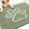 OLANLY Door Mat for Muddy Dog Paws 30x20, Ultra Absorbent Chenille Mud Doormat by OLANLY