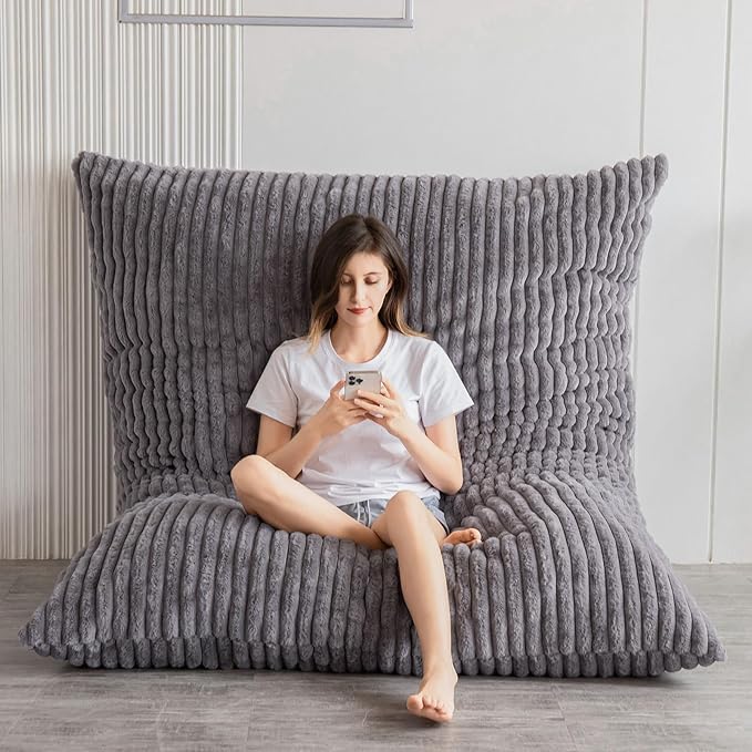 BYBYME 3 in 1 Bean Bag Chairs, Bean Bag Bed by BYBYME