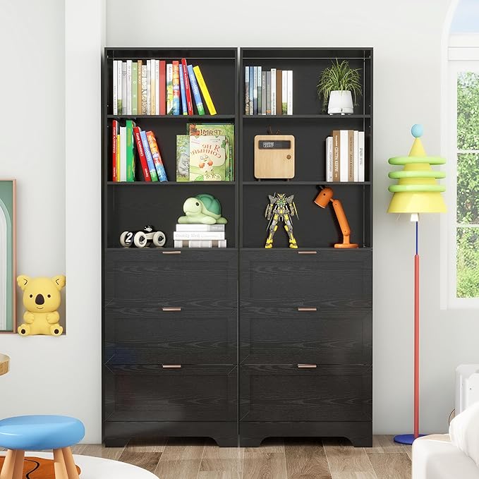 Modern Black Bookshelves and Bookcases - Image 3