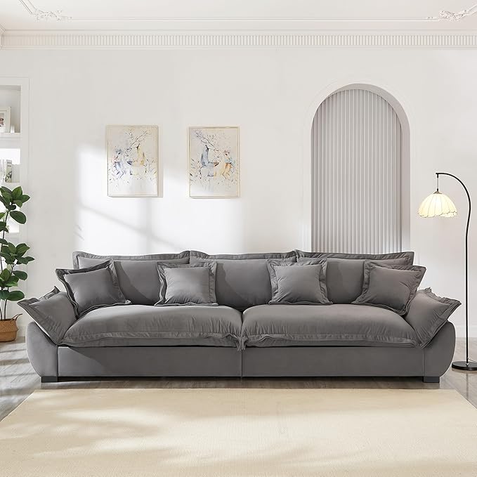 126 Inch Sailing Design Modular Sectional Cloud Sofa by FAVSH