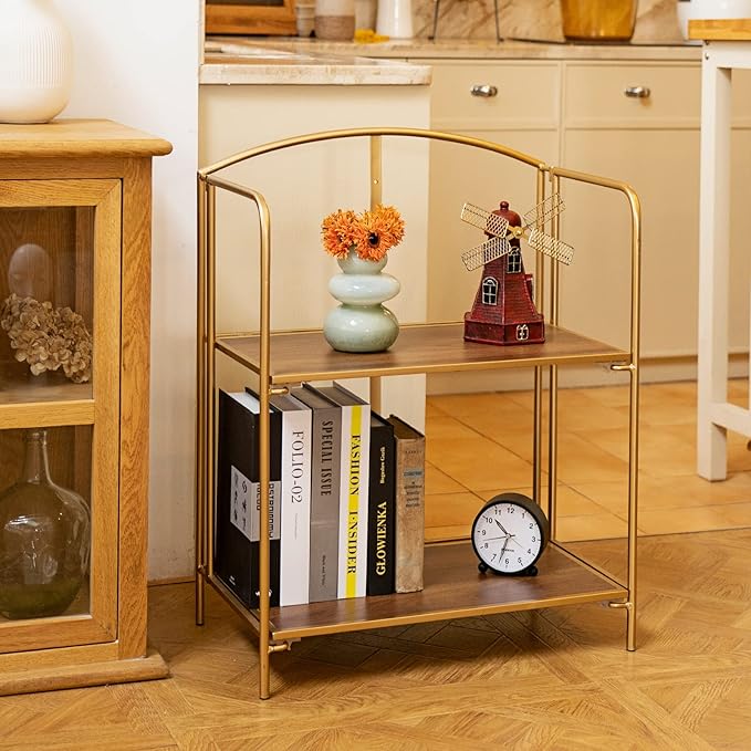 Crofy No Assembly Folding Bookshelf - Image 2