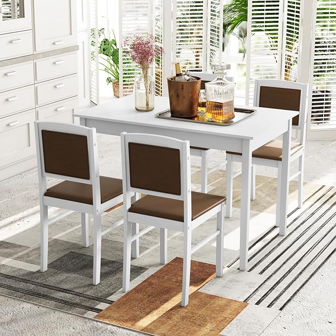 Giantex 5-Piece Dining Table Set - Image 6