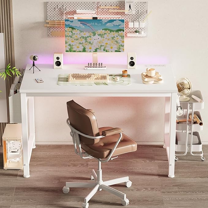 Lufeiya White Computer Desk - Image 2