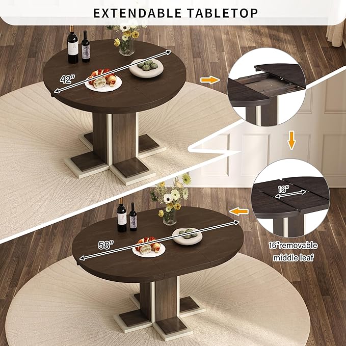 Ball & Cast Farmhouse Extendable Dining Table - Image 3