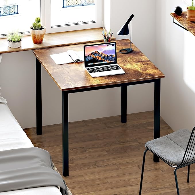 Need Small Square Dining Table- 31-1/2'' Sturdy and Heavy Duty Writing Desk - Image 4