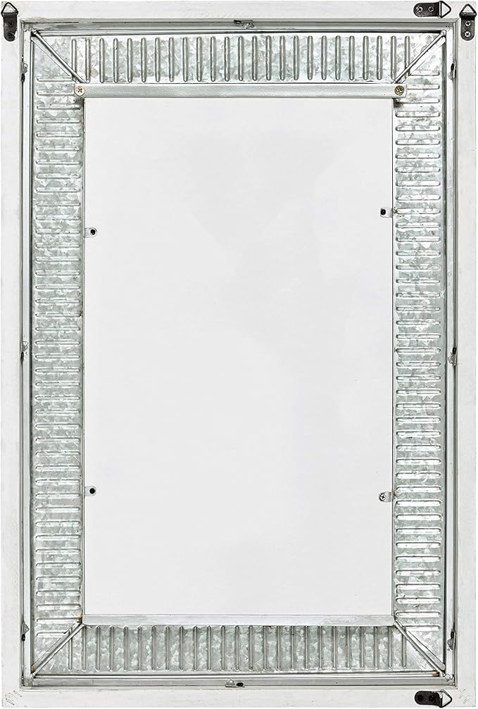 Kate and Laurel Deely Farmhouse Wall Mirror, 27 x 39, Rustic Wall Decor - Image 6