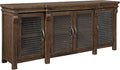 Hekman Furniture Entertainment Center Wexford Finish, Antique Pewter Wire by Hekman