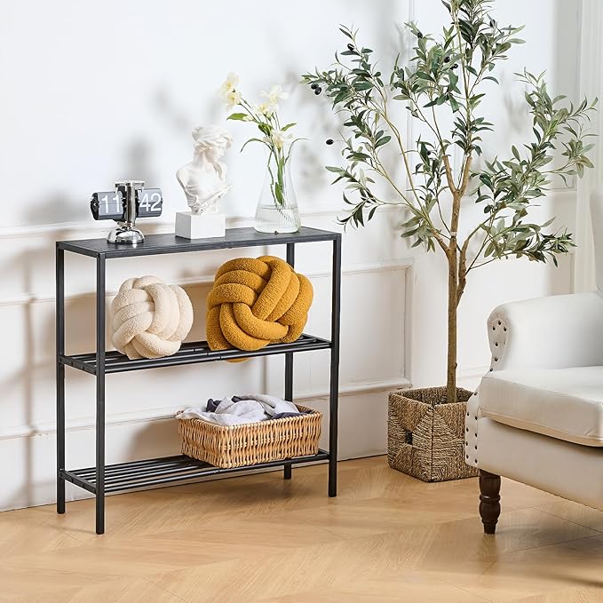 Wimarsbon 29.5" Narrow Console Table, 3-Tier Entryway Tables, Thin Sofa Table - Image 6