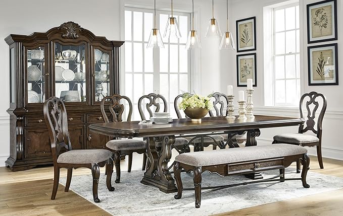 Signature Design by Ashley Maylee Classic Upholstered Armless Dining Chair - Image 17