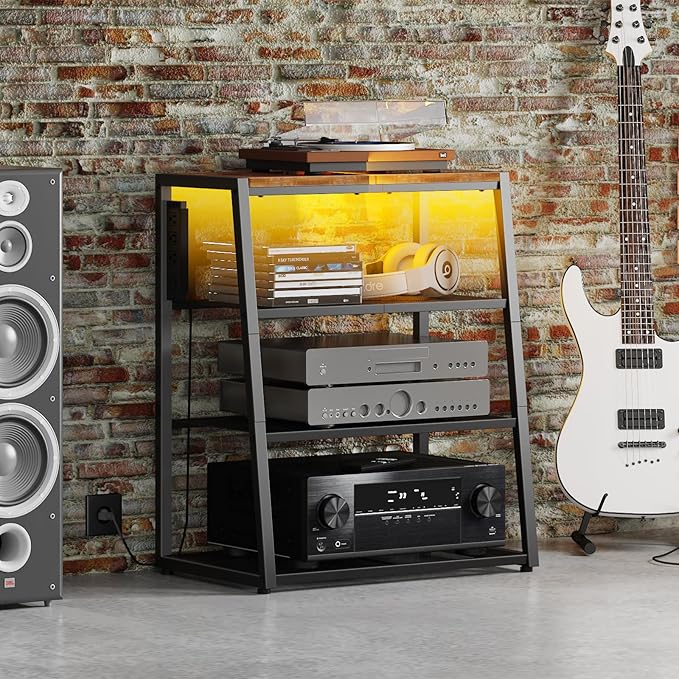 HOOBRO 4-Tier AV Media Stand - Image 2