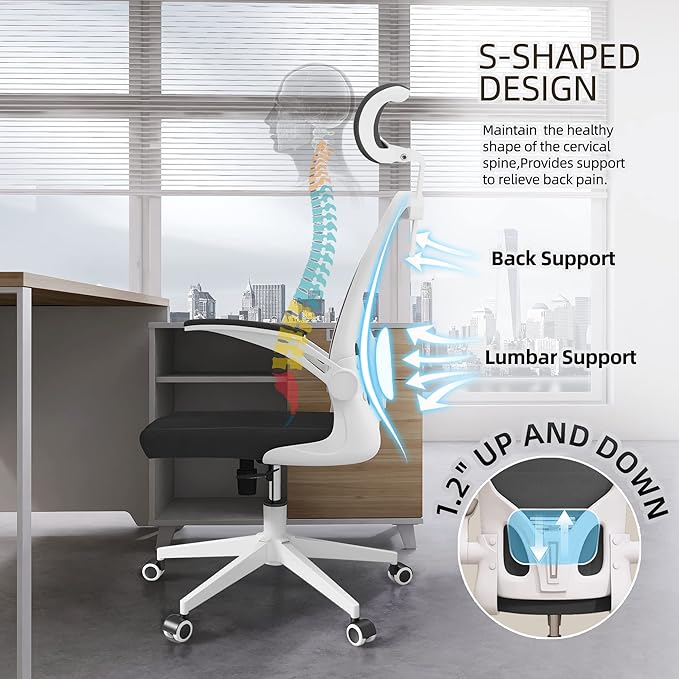 Monhey Office Chair Ergonomic Desk Chair - Image 3