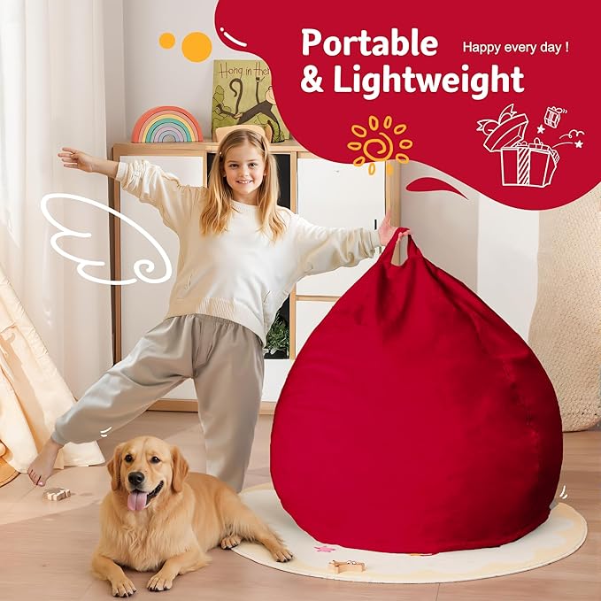 Homguava 2FT Bean Bag Chair: 2' Bean Bags - Image 5