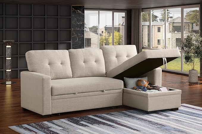 Devion Furniture Philly 4-in-1 Convertible L Shaped Couch - Image 2