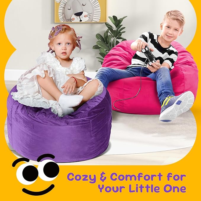 Hobestluk Bean Bag Chairs 2.5FT Bean Bag Chair - Image 6