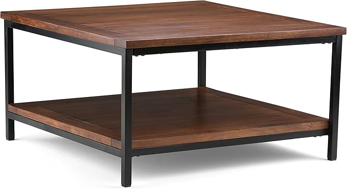 SIMPLIHOME Skyler Square Coffee Table by SimpliHome