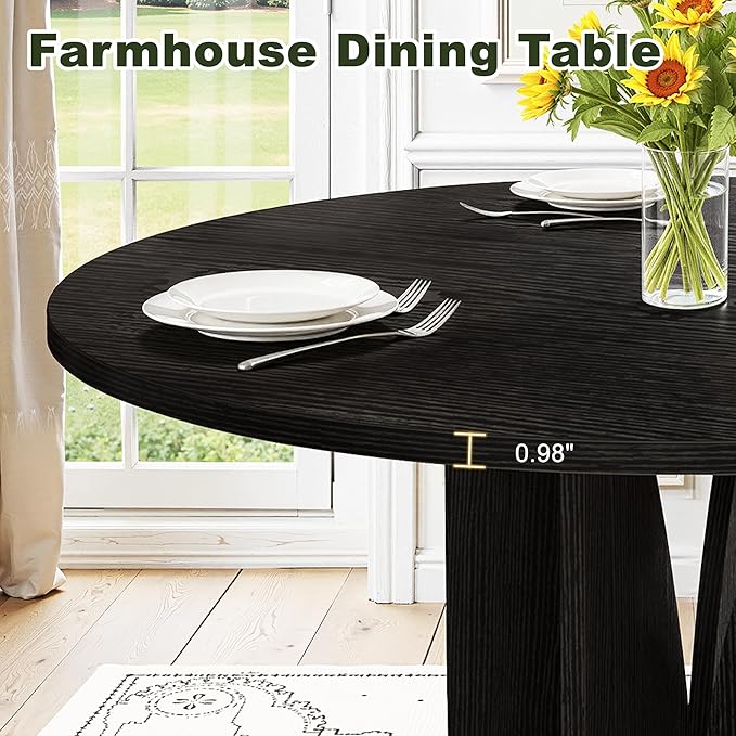 NicBex 39 Inch Round Dining Table - Image 4