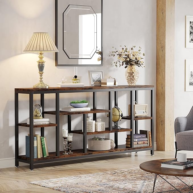 Tribesigns Console Sofa Table, 70.9 inch Extra Long Table Behind Couch - Image 4