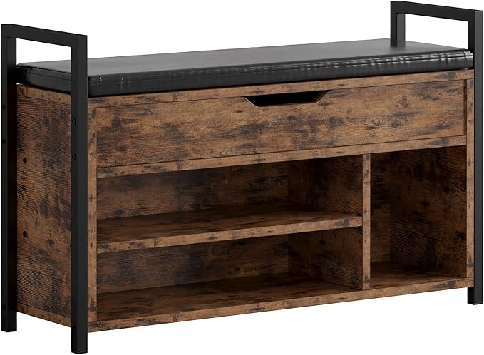 IRONCK Shoe Storage Bench, Entryway Bench by IRONCK