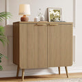 Sideboard Buffet Cabinet with Storage, 2 Doors Wood Entryway Cabinet, Modern by INFURNICHomeFurniture