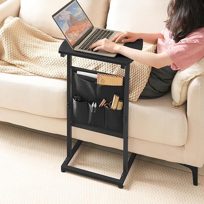 HOOBRO C Shaped End Table Set of 2, Small Side Table - Image 8
