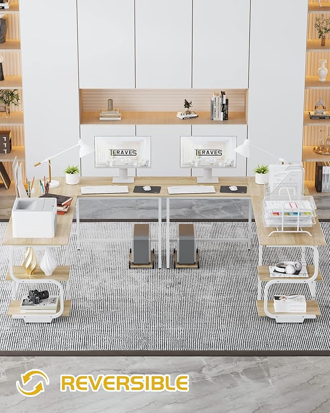 Teraves Reversible L Shaped Desk - Image 9