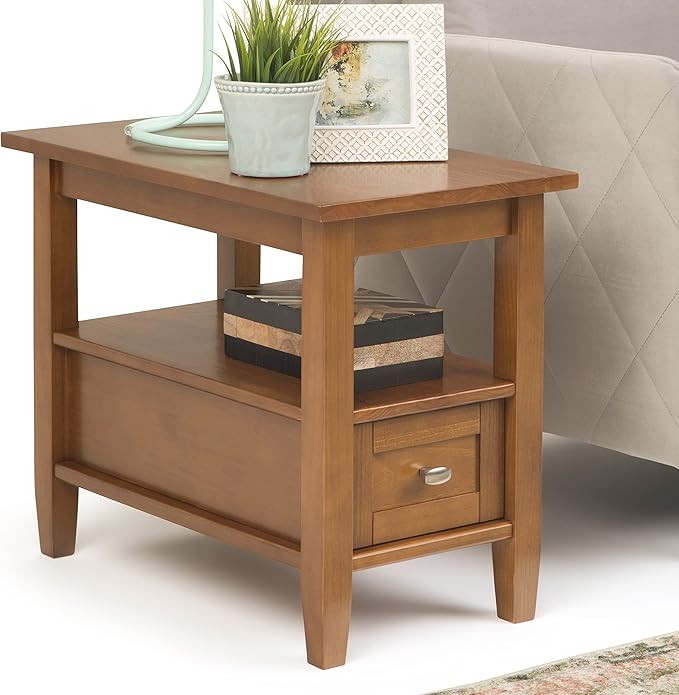 SIMPLIHOME Warm Shaker SOLID WOOD 14 inch Wide Rectangle Transitional Narrow - Image 10