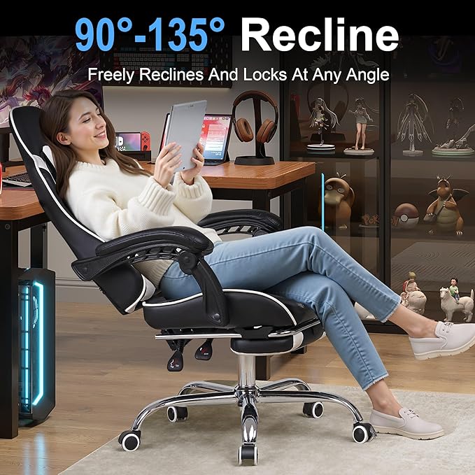 VECELO Ergonomic Gaming Chair - Image 4