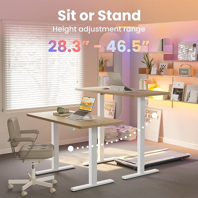 HUANUO Electric Standing Desk, 40 x 24 Inch Height Adjustable Computer Desk - Image 3